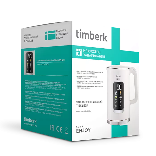 Электрочайник Timberk T-EK21S05