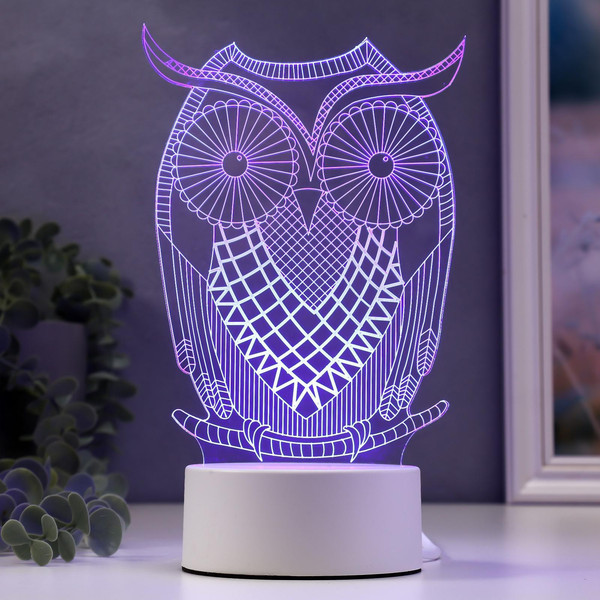 Ночник Risalux Большой филин 3852939