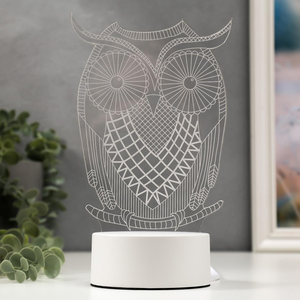 Ночник Risalux Большой филин 3852939