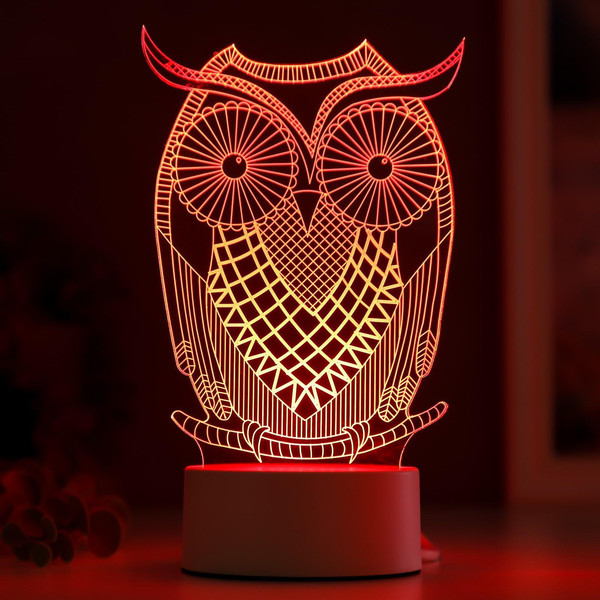 Ночник Risalux Большой филин 3852939