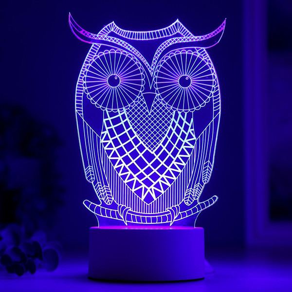 Ночник Risalux Большой филин 3852939