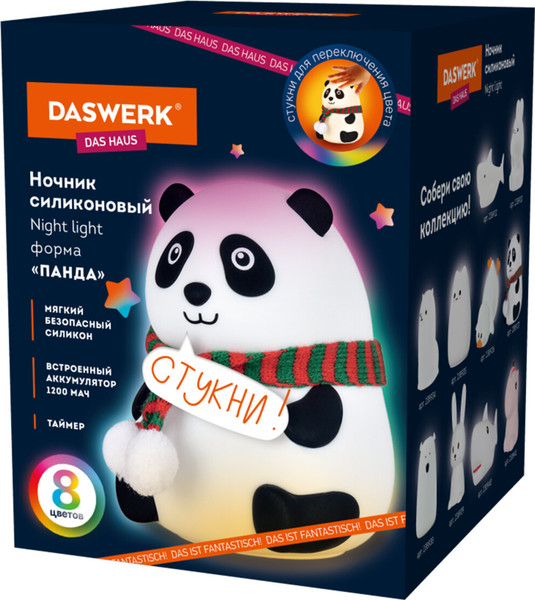 Ночник Daswerk Панда / 238937 - фото
