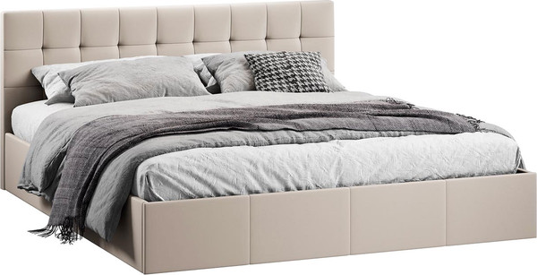 Двуспальная кровать ТриЯ Эмма 180x200 с ПМ - фото