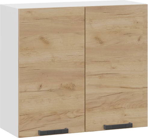 Шкаф навесной для кухни ТриЯ Детройт 1ВВ8 с двумя дверьми - фото