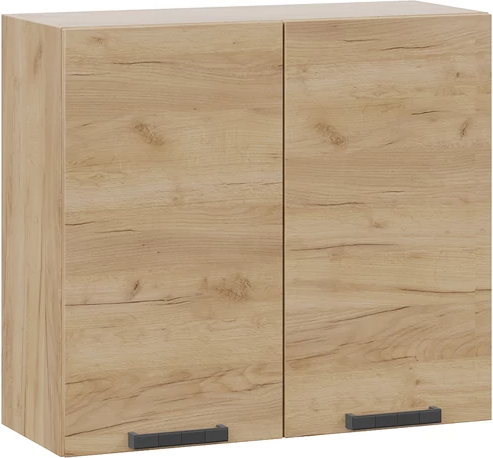 Шкаф навесной для кухни ТриЯ Детройт 1ВВ8 с двумя дверьми - фото