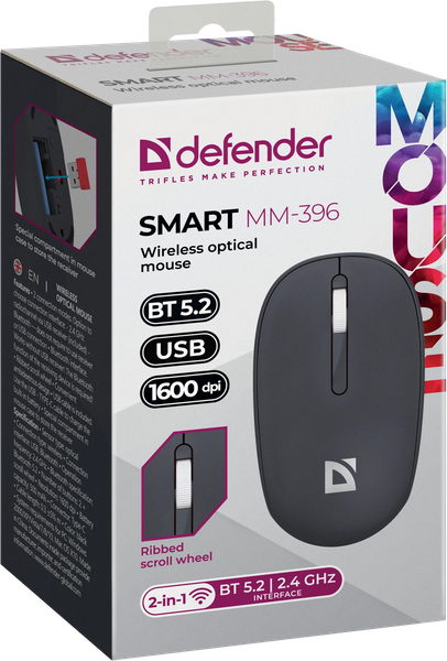 Мышь Defender Smart MM-396 / 52396