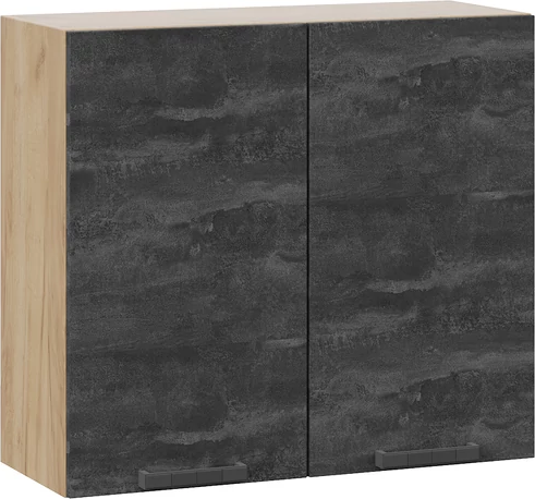 Шкаф навесной для кухни ТриЯ Детройт 1ВВ8 с двумя дверьми - фото