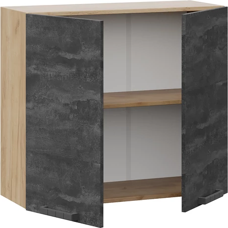 Шкаф навесной для кухни ТриЯ Детройт 1ВВ8 с двумя дверьми