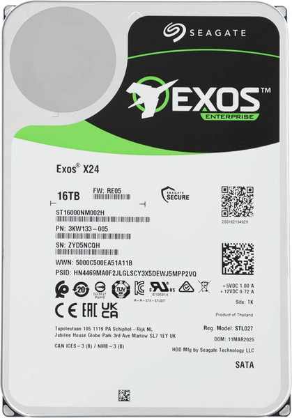 Жесткий диск Seagate 16TB (ST16000NM002H) - фото