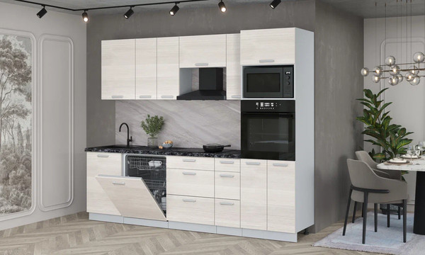 Кухонный гарнитур Интерлиния Мила Лайт 2.6-ПМ1