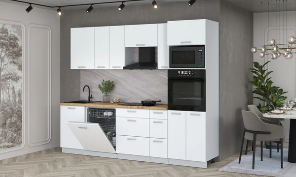 Кухонный гарнитур Интерлиния Мила Лайт 2.6-ПМ1