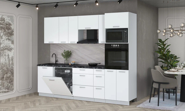 Кухонный гарнитур Интерлиния Мила Лайт 2.6-ПМ1