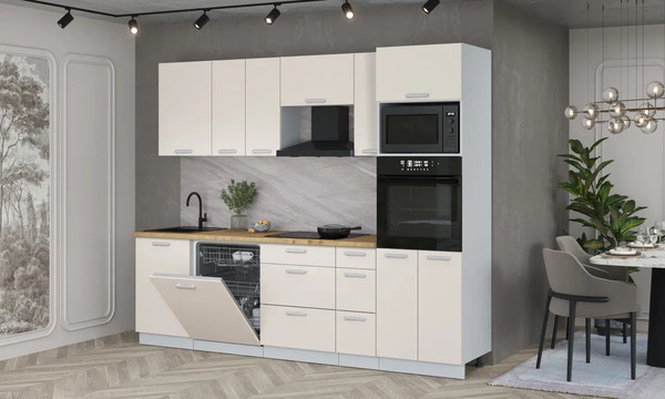 Кухонный гарнитур Интерлиния Мила Лайт 2.6-ПМ1