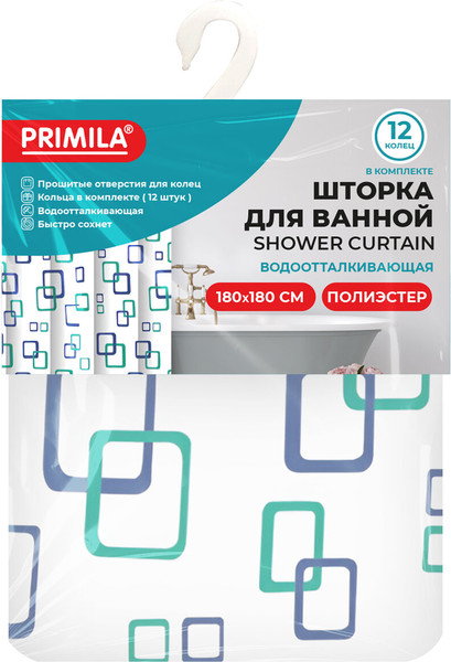 Шторка-занавеска для ванны Primila 700081