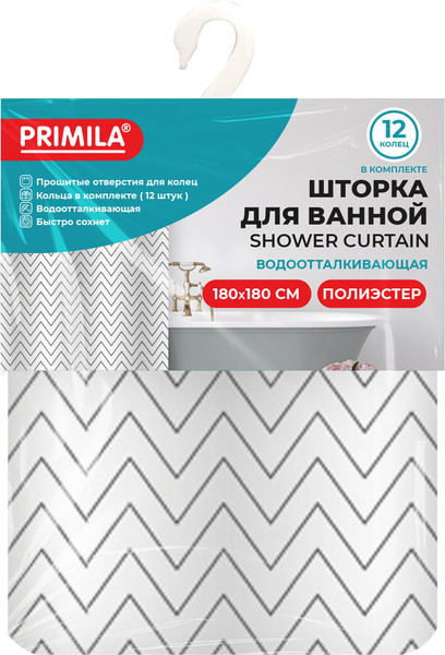Шторка-занавеска для ванны Primila 700078