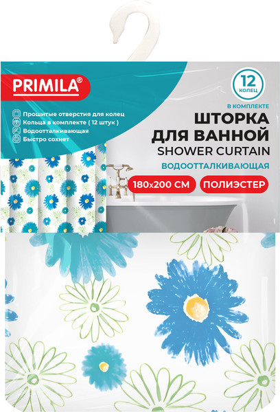 Шторка-занавеска для ванны Primila 700082