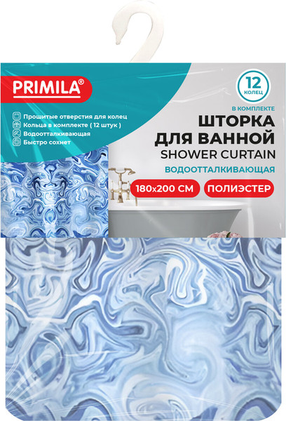 Шторка-занавеска для ванны Primila 700083
