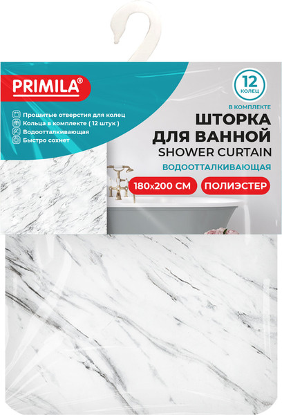 Шторка-занавеска для ванны Primila 700084