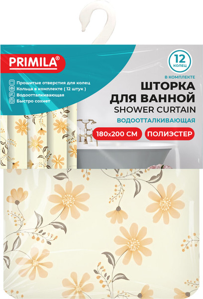 Шторка-занавеска для ванны Primila 700085