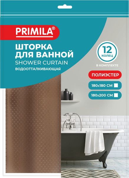 Шторка-занавеска для ванны Primila 700091