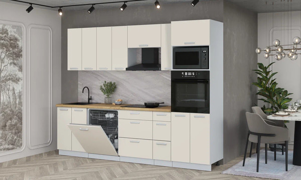 Кухонный гарнитур Интерлиния Мила Лайт 2.7-ПМ1