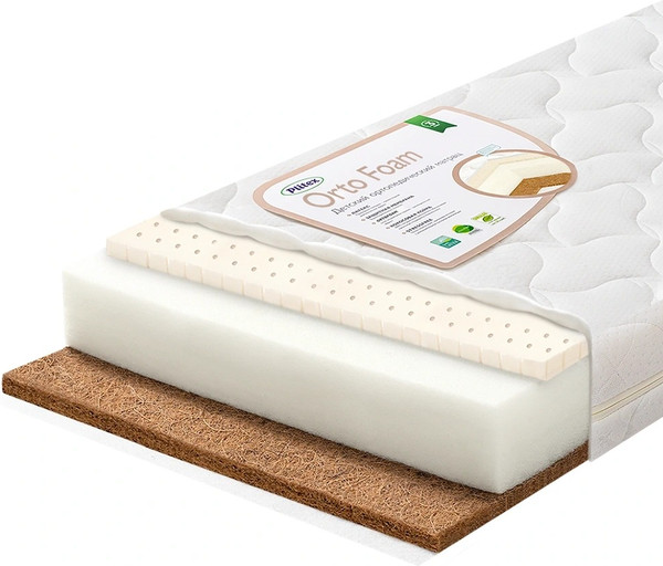 Матрас в кроватку Plitex Orto Foam / ПМ-03/4 - фото