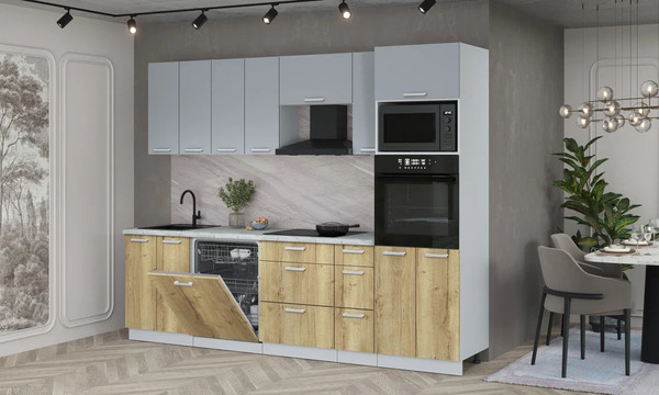 Кухонный гарнитур Интерлиния Мила Лайт 2.7-ПМ1