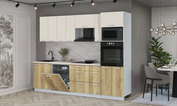 Кухонный гарнитур Интерлиния Мила Лайт 2.7-ПМ1