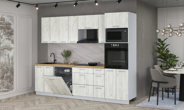 Кухонный гарнитур Интерлиния Мила Лайт 2.7-ПМ1