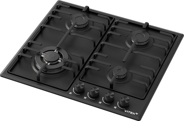Газовая варочная панель Vitek VGH 6410W MBK