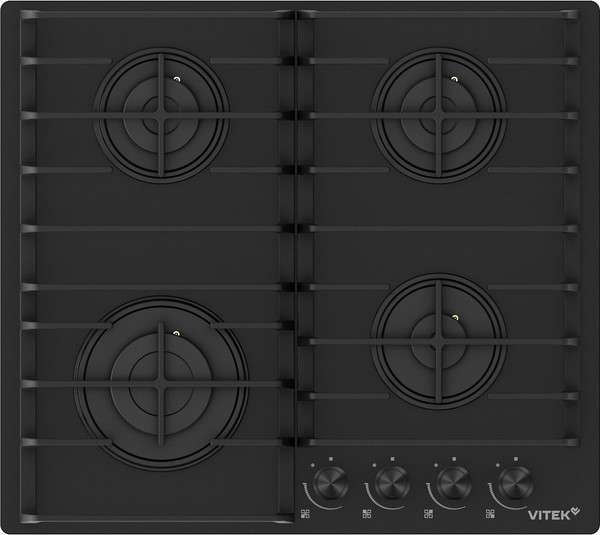 Газовая варочная панель Vitek VGH 6420 BG - фото