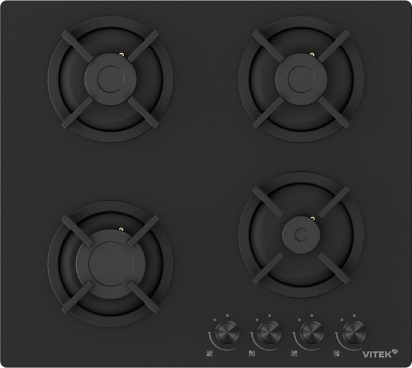 Газовая варочная панель Vitek VGH 6450 BG - фото