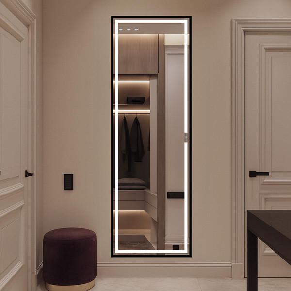 Зеркало Emze Led Line 180х60 / LINE.180.60.CHE.LED - фото