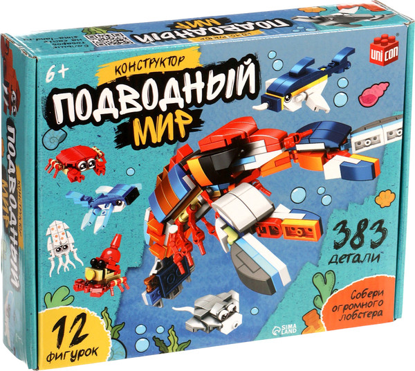 Конструктор Unicon Морской мир / 10869346 - фото
