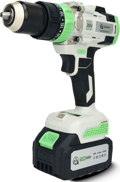Аккумуляторная дрель-шуруповерт Torker MA20-6 - фото