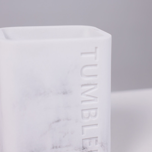 Стакан для зубной щетки и пасты AksHome Nova