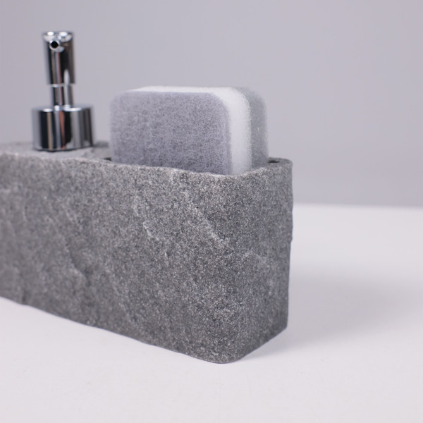 Дозатор для жидкого мыла AksHome Nexus с подставкой для губки