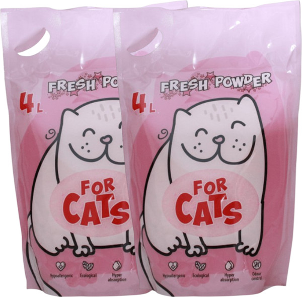 Наполнитель для туалета For Cats Силикагелевый Звездная пыль / TUZ024 - фото