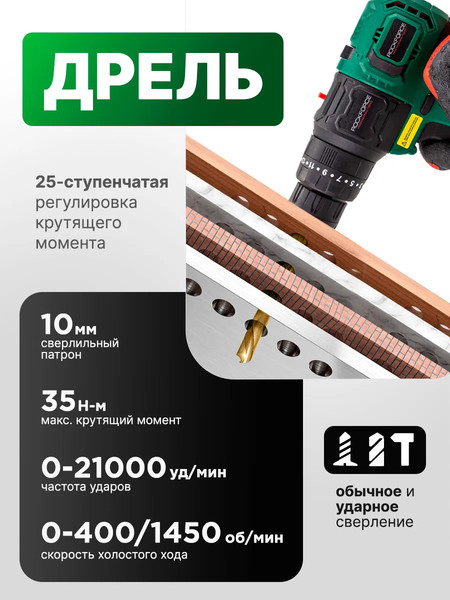 Реноватор RockForce RF-JCB-18MT-B TXM