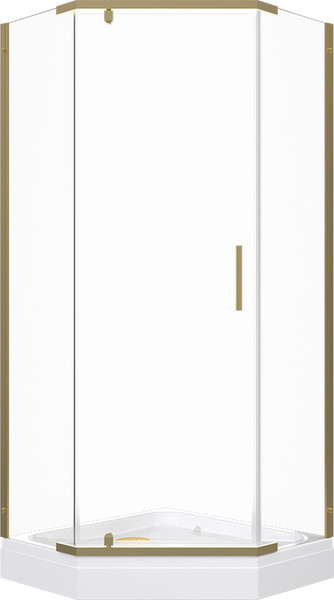 Душевой уголок Triton Дека Голд 90х90 - фото