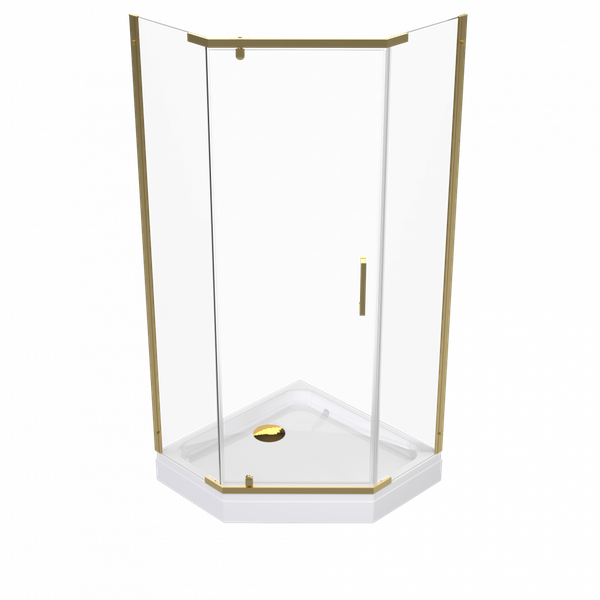 Душевой уголок Triton Дека Голд 90х90