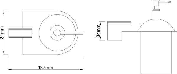 Набор аксессуаров для ванной Lauter 21SH2081 + 21SH42091 + 21SH2091