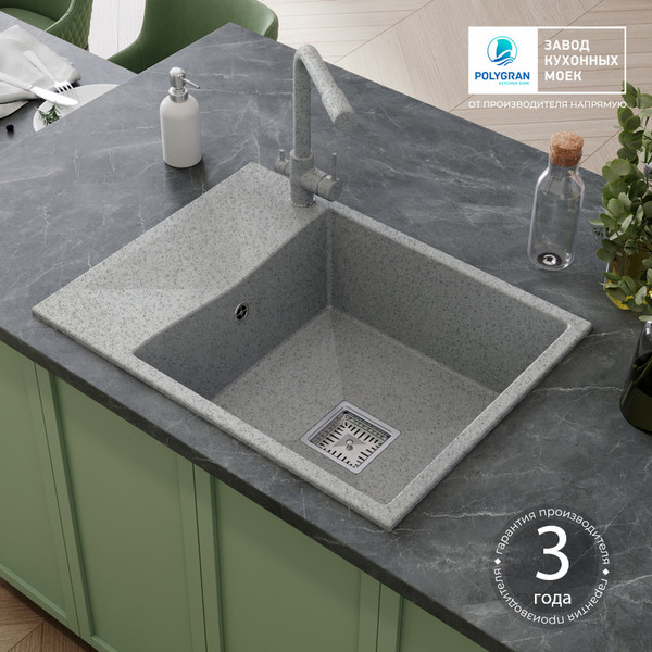 Мойка кухонная Polygran Blade 660