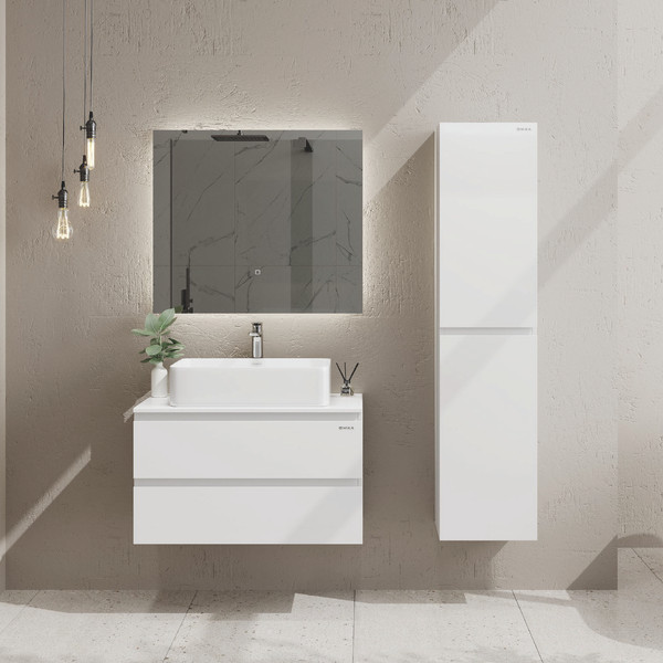 Шкаф-пенал для ванной Onika Алеста 35 / 403570 - фото