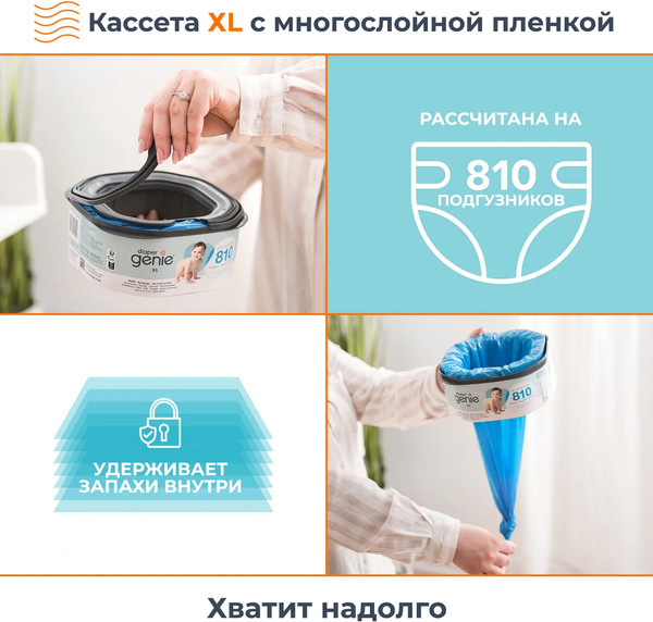 Накопитель подгузников Angelcare Diaper Genie Select / 2502