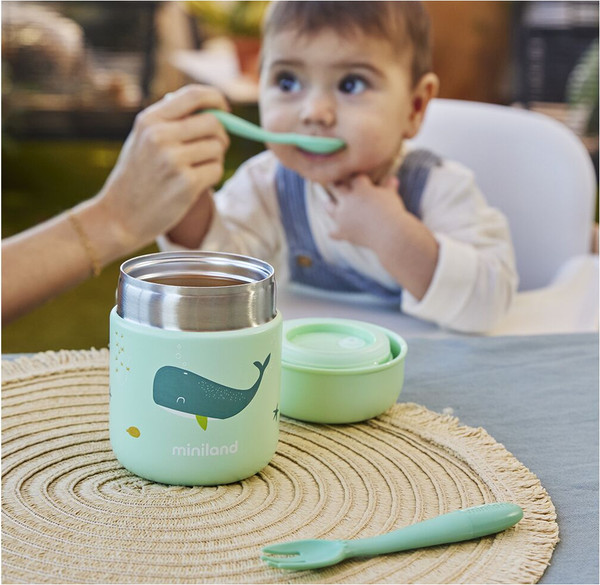 Термос для еды Miniland Thermy Ocean Mini Whaley / 89617