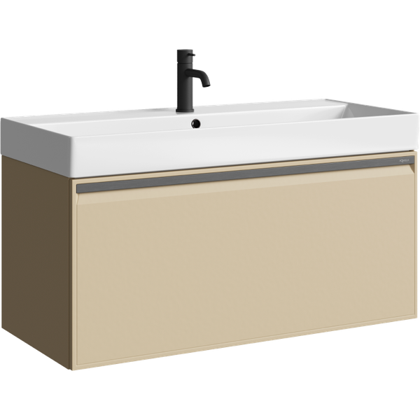 Тумба с умывальником Aqwella Pure PUR0110KS+4610119205164 - фото