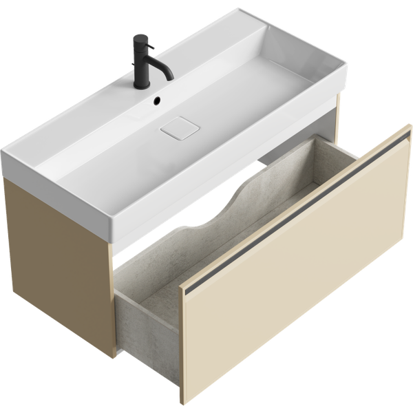 Тумба с умывальником Aqwella Pure PUR0110KS+4610119205164