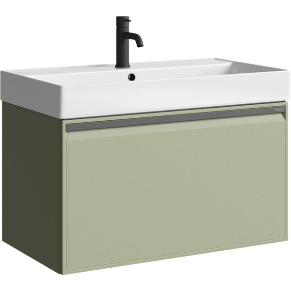 Тумба с умывальником Aqwella Pure PUR0108SH+4610119205126 - фото