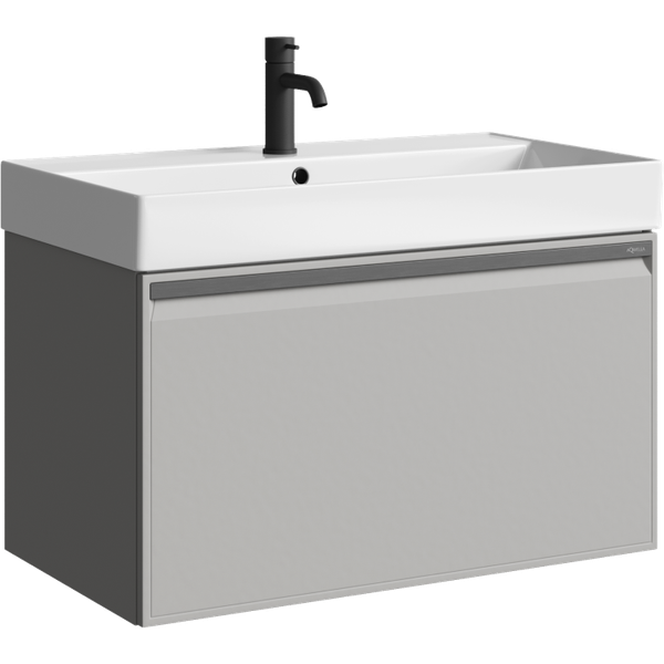 Тумба с умывальником Aqwella Pure PUR0108ST+4610119205126 - фото